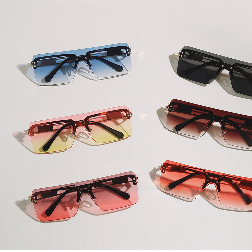 Ladies oversized sunglasses with modern geometric design Stornfield