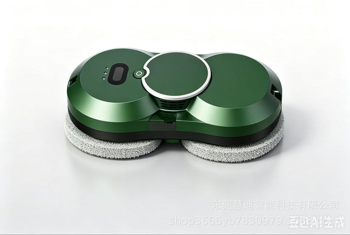 robotic window cleaner with dual rotating microfiber pads Stornfield