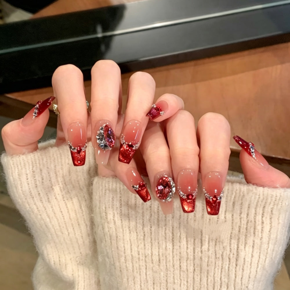 Luxury Glittering Press-On Nail Set Stornfield