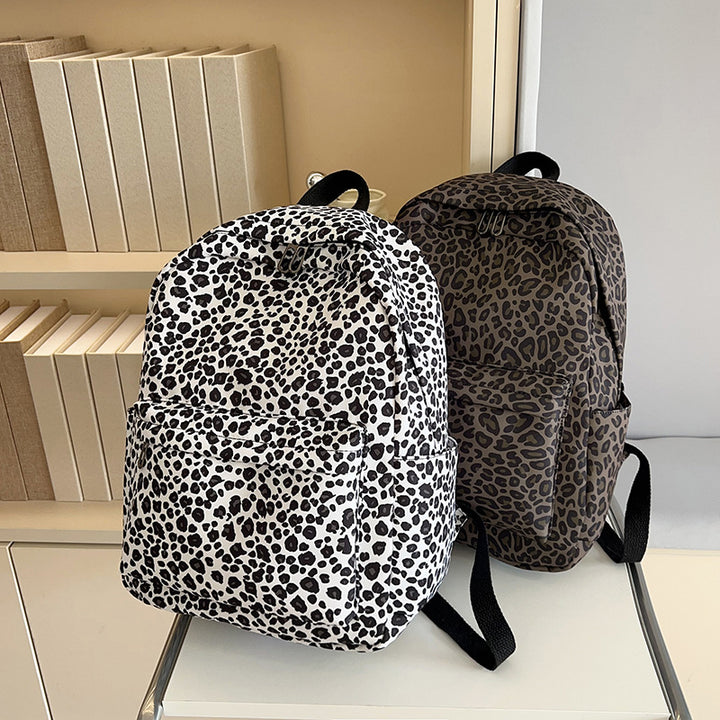 Stylish Backpack in Leopard Print Stornfield