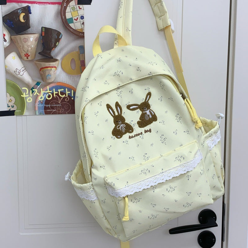 Cute Bunny-Themed Casual Backpack Stornfield