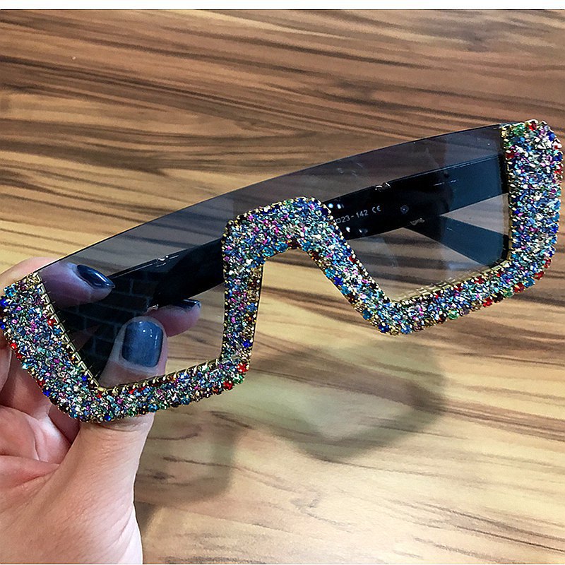 Ladies elegant glitter sunglasses with striking frame Stornfield