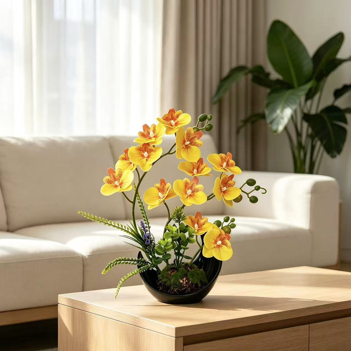 Lifelike Orchid Arrangement