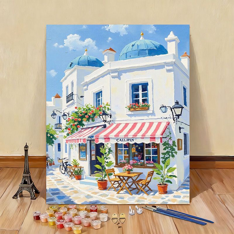 DIY Scenic Coastal Paint by Numbers Kit Stornfield