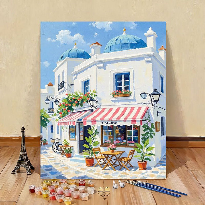 DIY Scenic Coastal Paint by Numbers Kit Stornfield