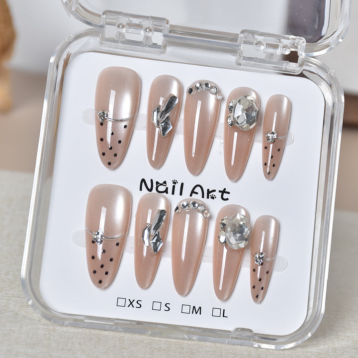 Premium Glamorous Press-On Nail Extensions Stornfield