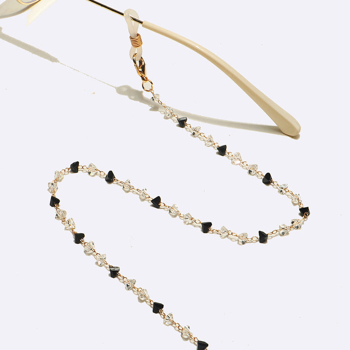 Fashionable Heart-Shaped Beaded Eyewear Chain Stornfield