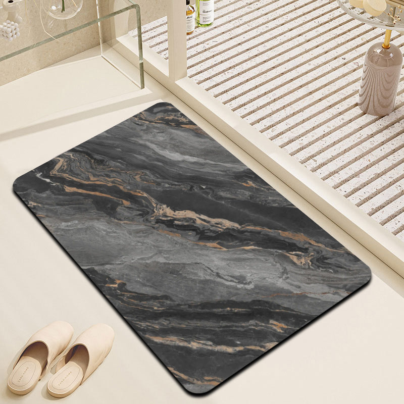 Luxury Marble Texture Bath Mat Stornfield