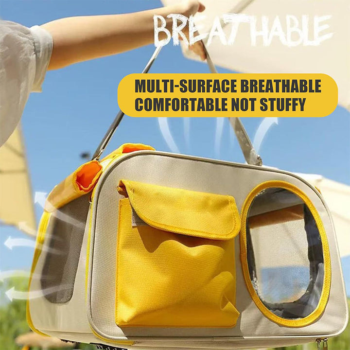 Pet carrier bag with breathable compartments Stornfield