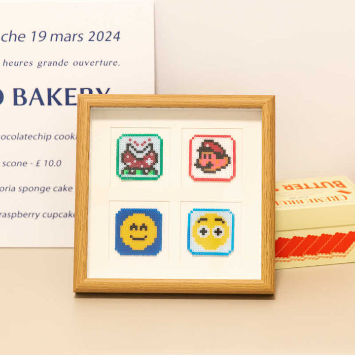 Pixel Art Framed Display for Home