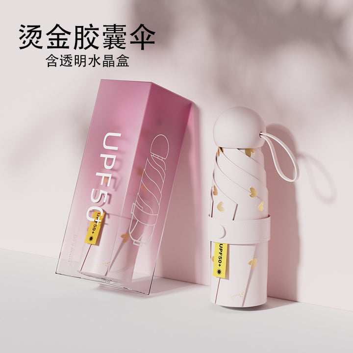 Ladies UV Protection Folding Umbrella with Innovative Design Stornfield