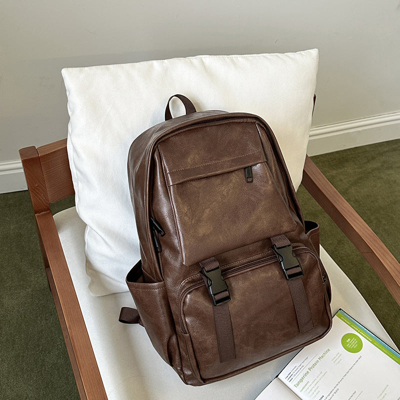 Vintage-Style Leather Backpack Stornfield
