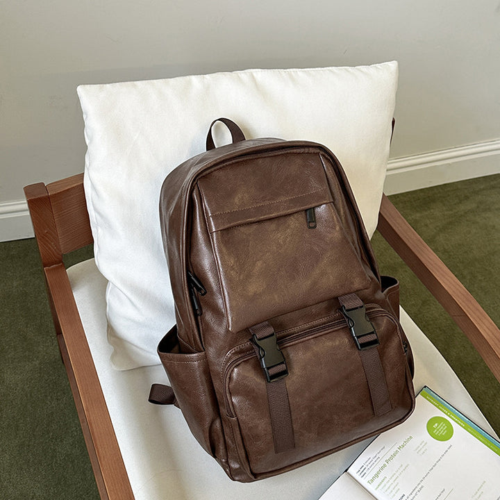 Vintage-Style Leather Backpack Stornfield