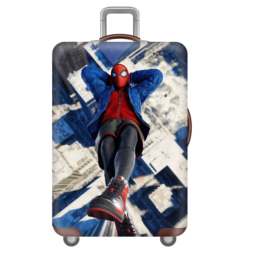 Unisex hard-shell suitcase with cool demotivating Spiderman design Stornfield
