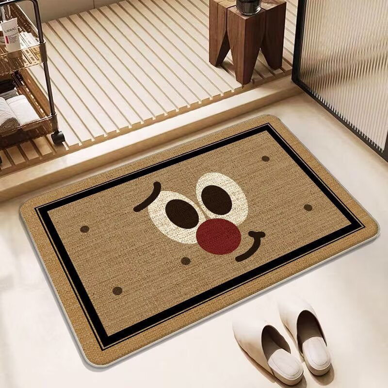 Butterfly-Inspired Decorative Bath Mat Stornfield