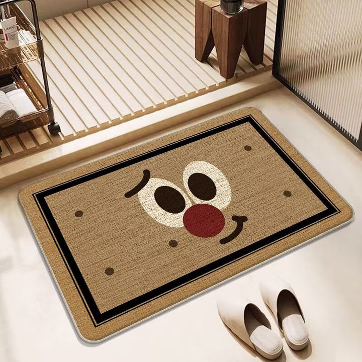 Butterfly-Inspired Decorative Bath Mat Stornfield