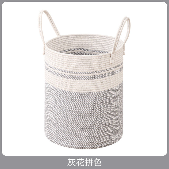 Women's decorative storage basket with two practical handles Stornfield