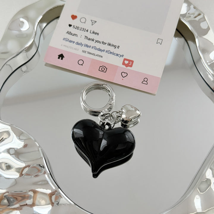 Heart-Shaped Pendant Keychain Stornfield