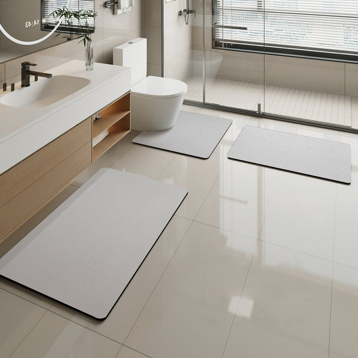 Soft Marble Pattern Bath Mat