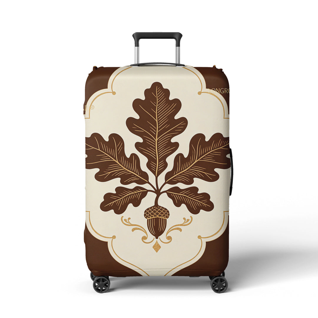 Women’s suitcase cover with floral lavender pattern Stornfield