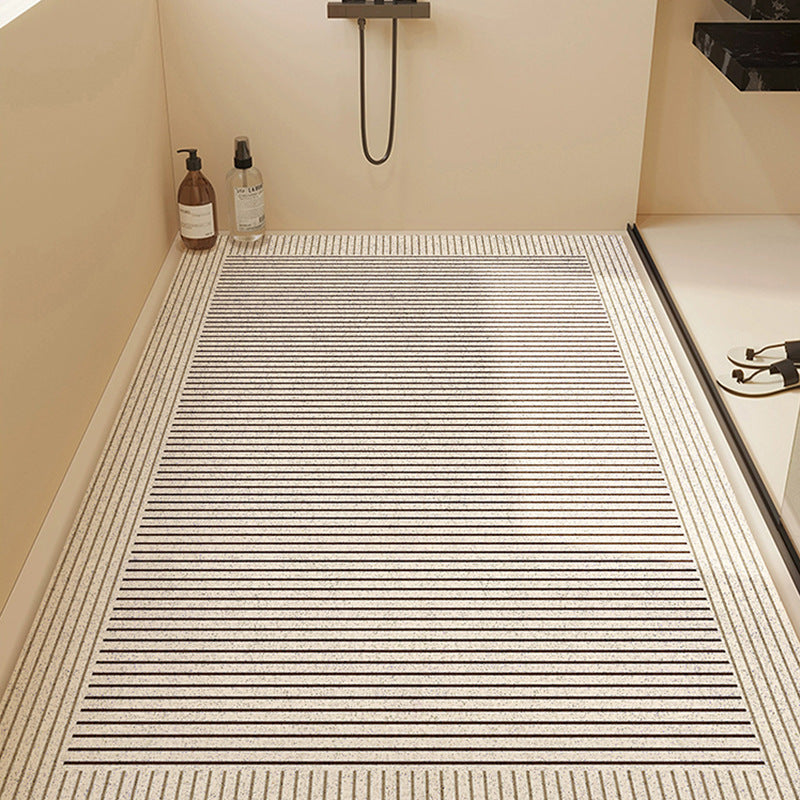 Textured Stripe Bathroom Mat