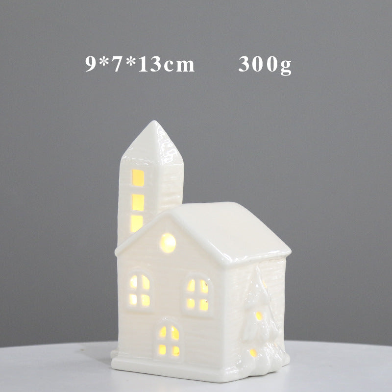 Decorative Ceramic House Lantern Stornfeild 1790310210