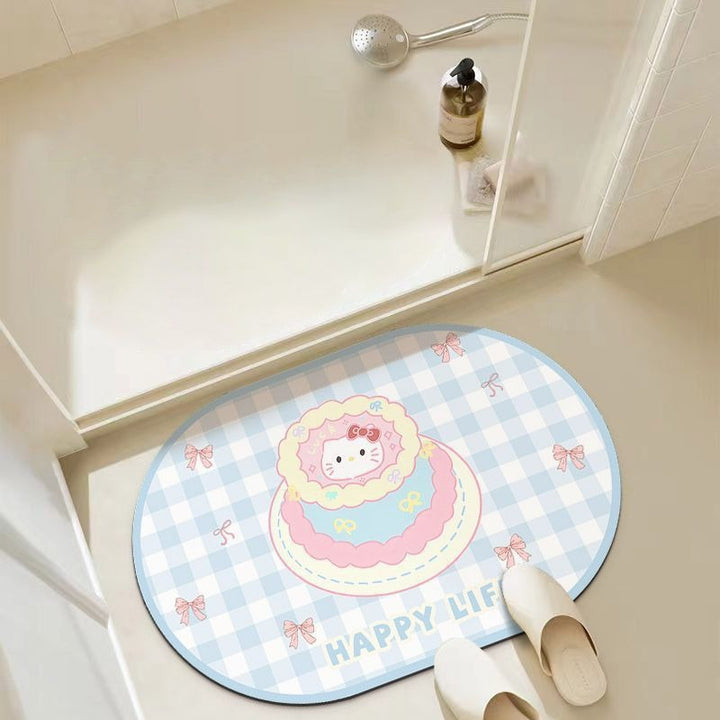 Cute Cartoon-Themed Bath Mat