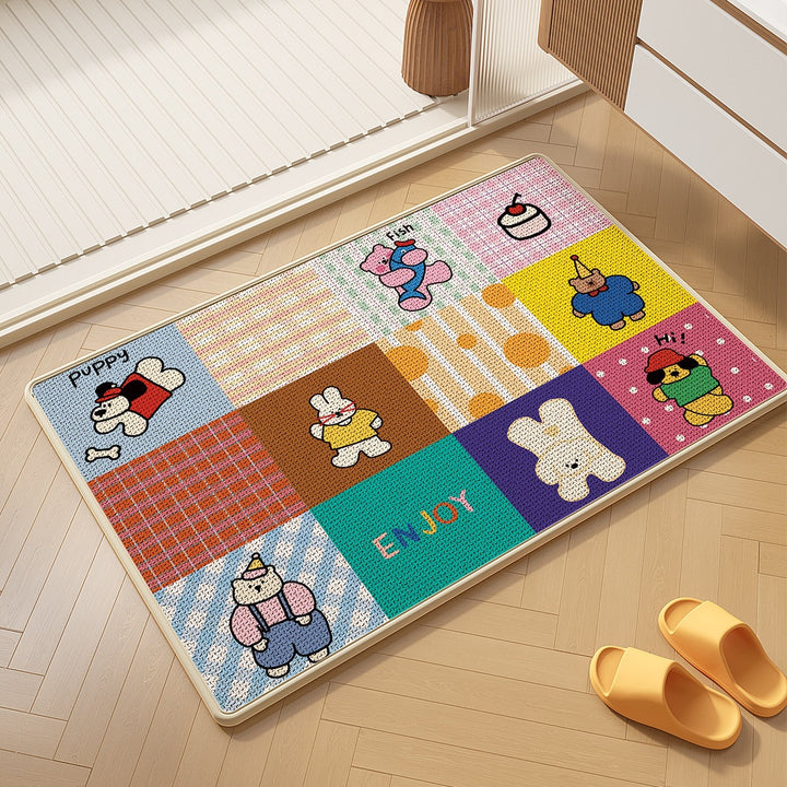 Playful Themed Welcome Mat