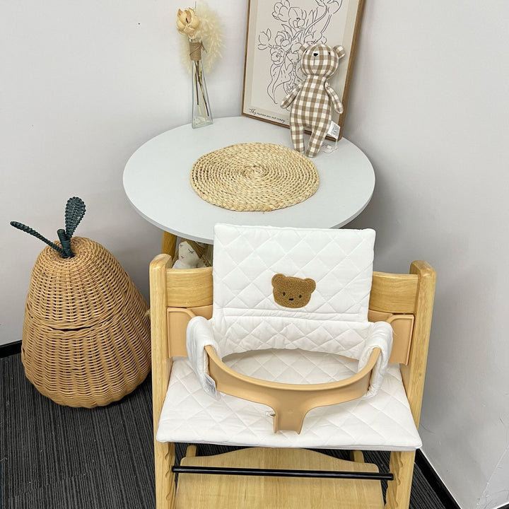 Quilted High Chair Seat Liner Cushion