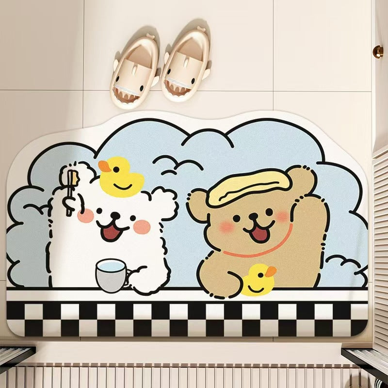 Cartoon Bath Mat Stornfield
