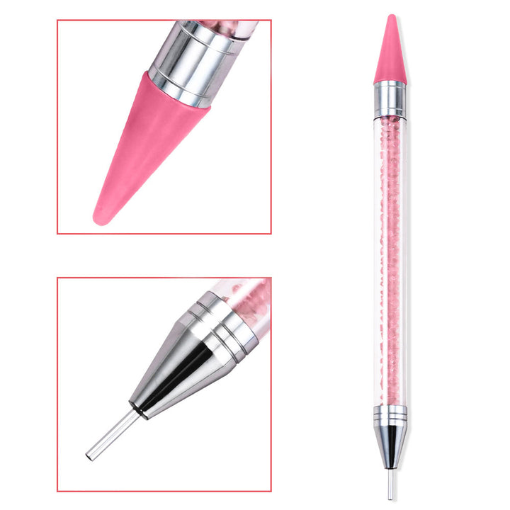 Professional Nail Art Detailing Brush with Crystal Handle Stornfield