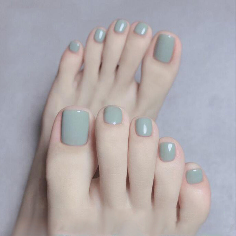 Glossy Press-On Toenail Set Stornfield