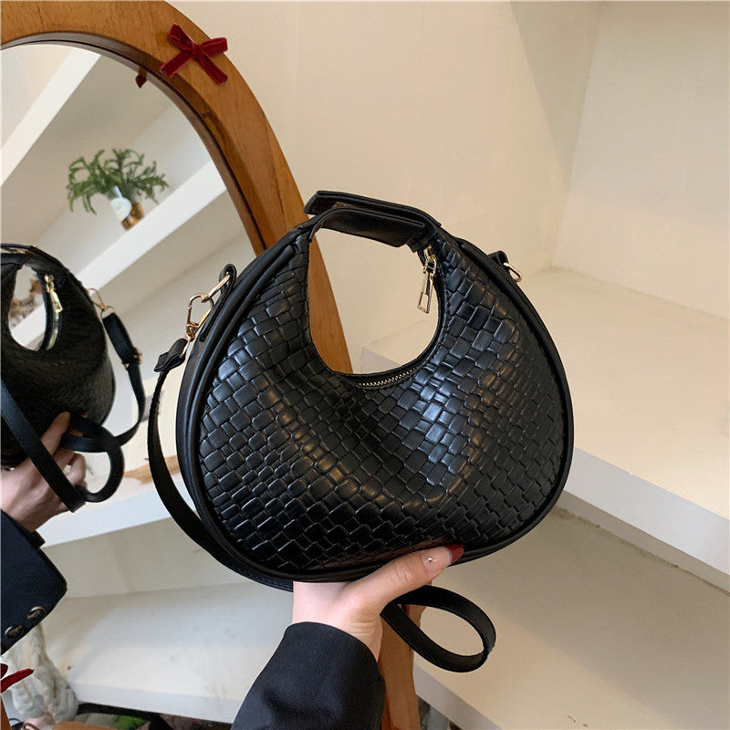 Textured Woven Crossbody Bag Stornfield