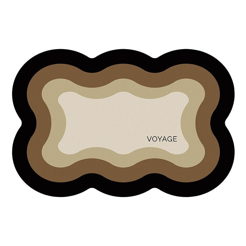 Stylish Cloud-Shaped Bath Mat
