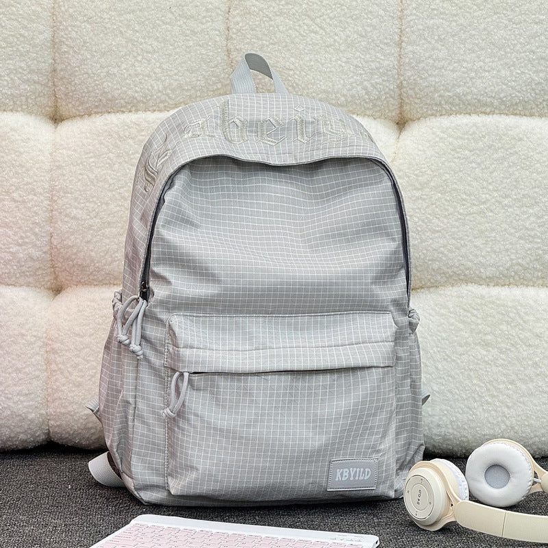 Stylish Checked Pattern Backpack Stornfield
