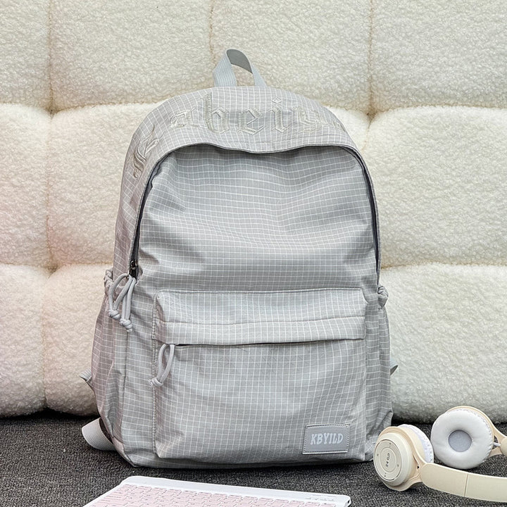 Stylish Checked Pattern Backpack Stornfield
