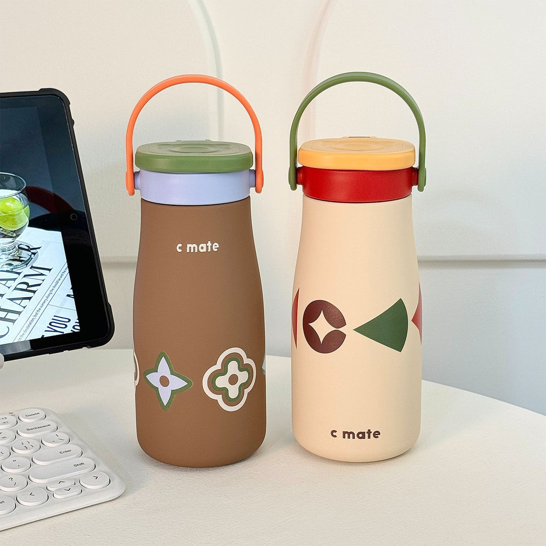 Ladies Insulated Drinking Bottle with Practical Carry Strap Stornfield