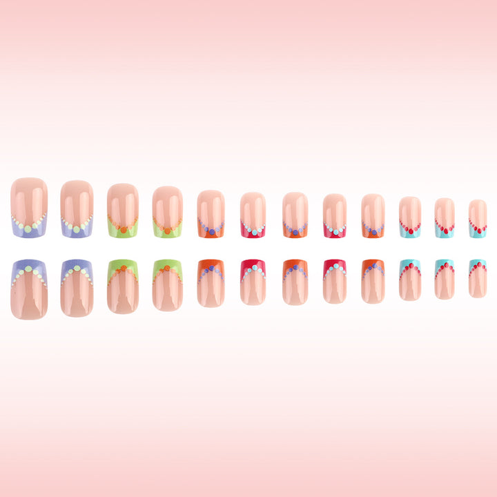 Colorful Dot Design Nail Art Stornfield