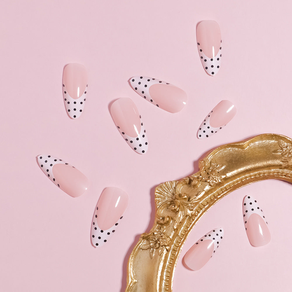 Stylish Polka Dot Design Press-On Nails Stornfield
