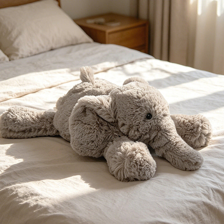 Lying Plush Elephant Body Pillow Cuddle Toy Stornfield