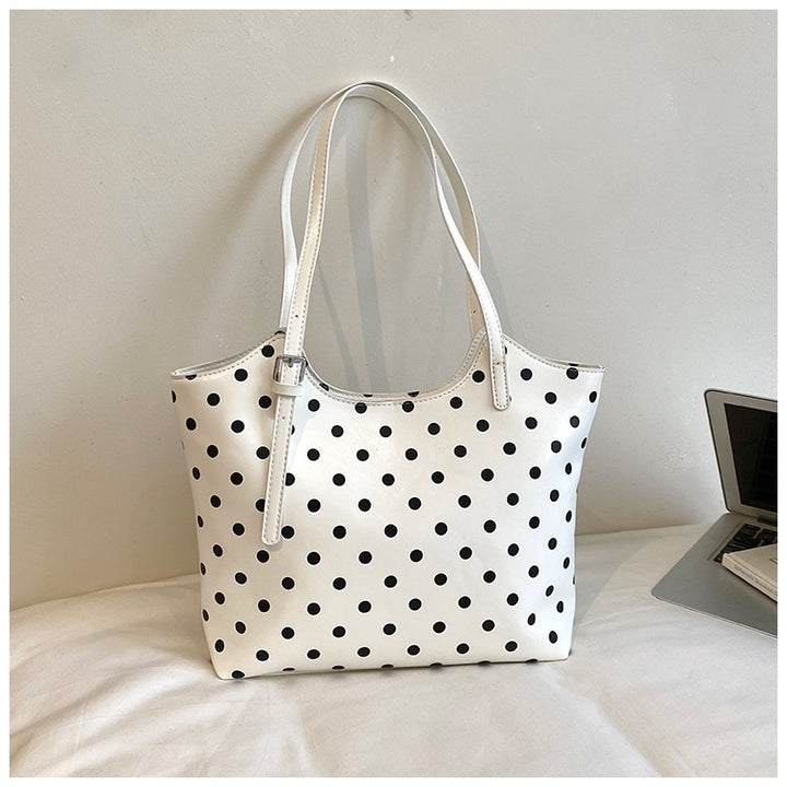 Stylish Polka Dot Tote Bag