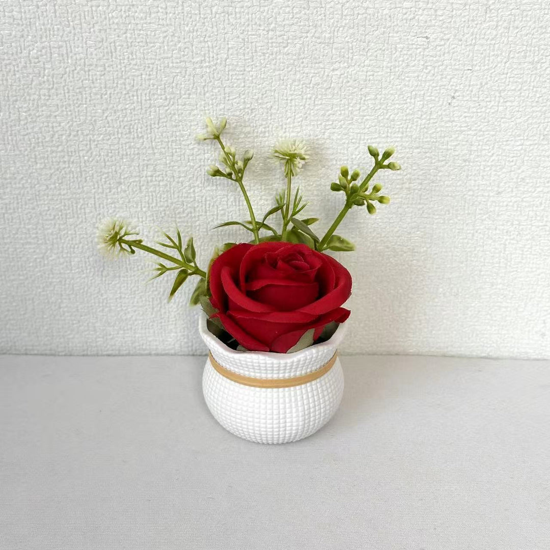 Faux Floral Table Centerpiece