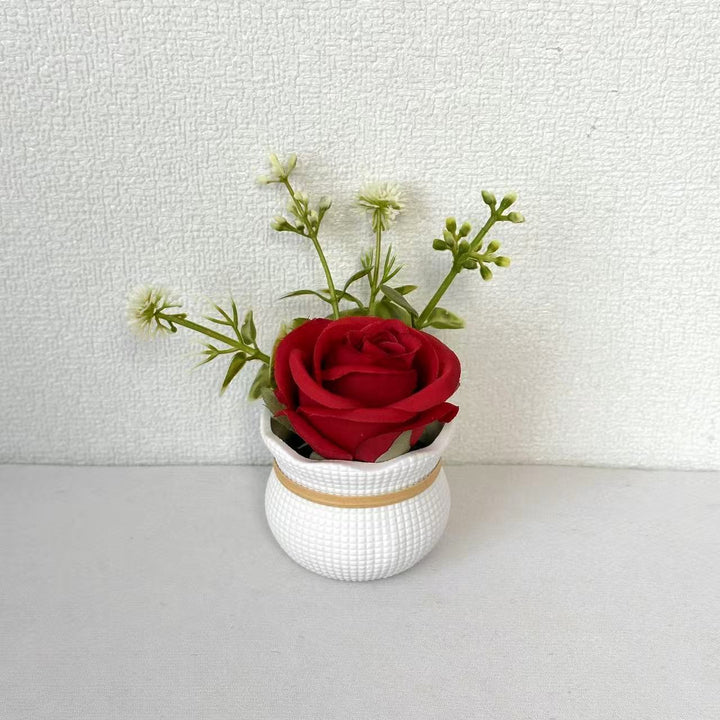 Faux Floral Table Centerpiece