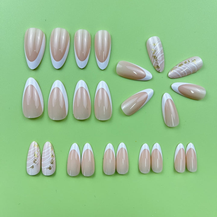 Elegant Almond-Shaped Nail Extensions Stornfield