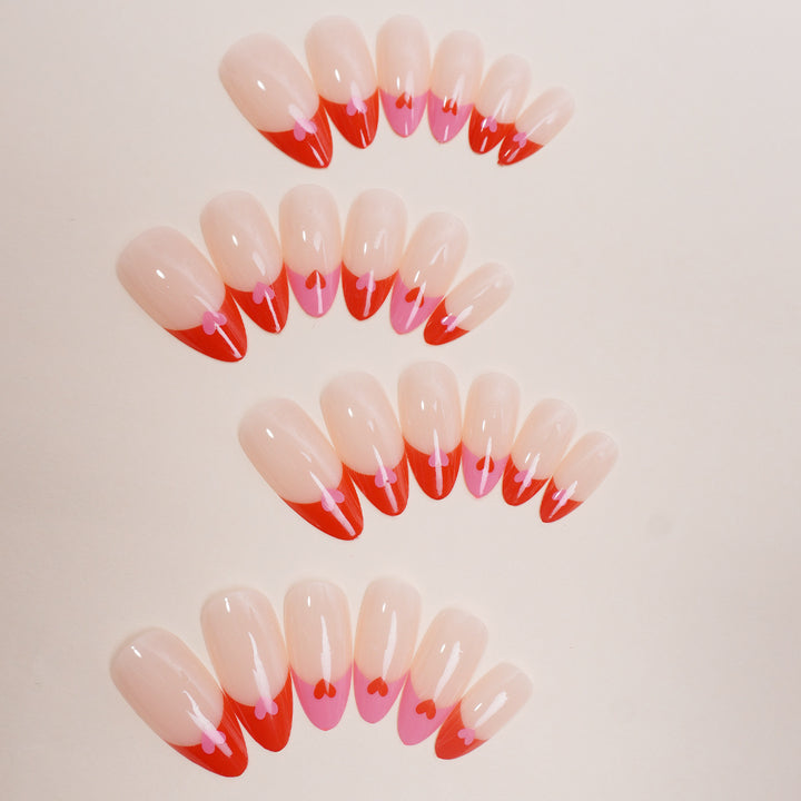 Nail art set with heart design Stornfield