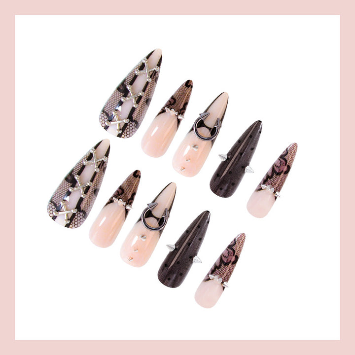 Creative artificial nails with unique accents Stornfield