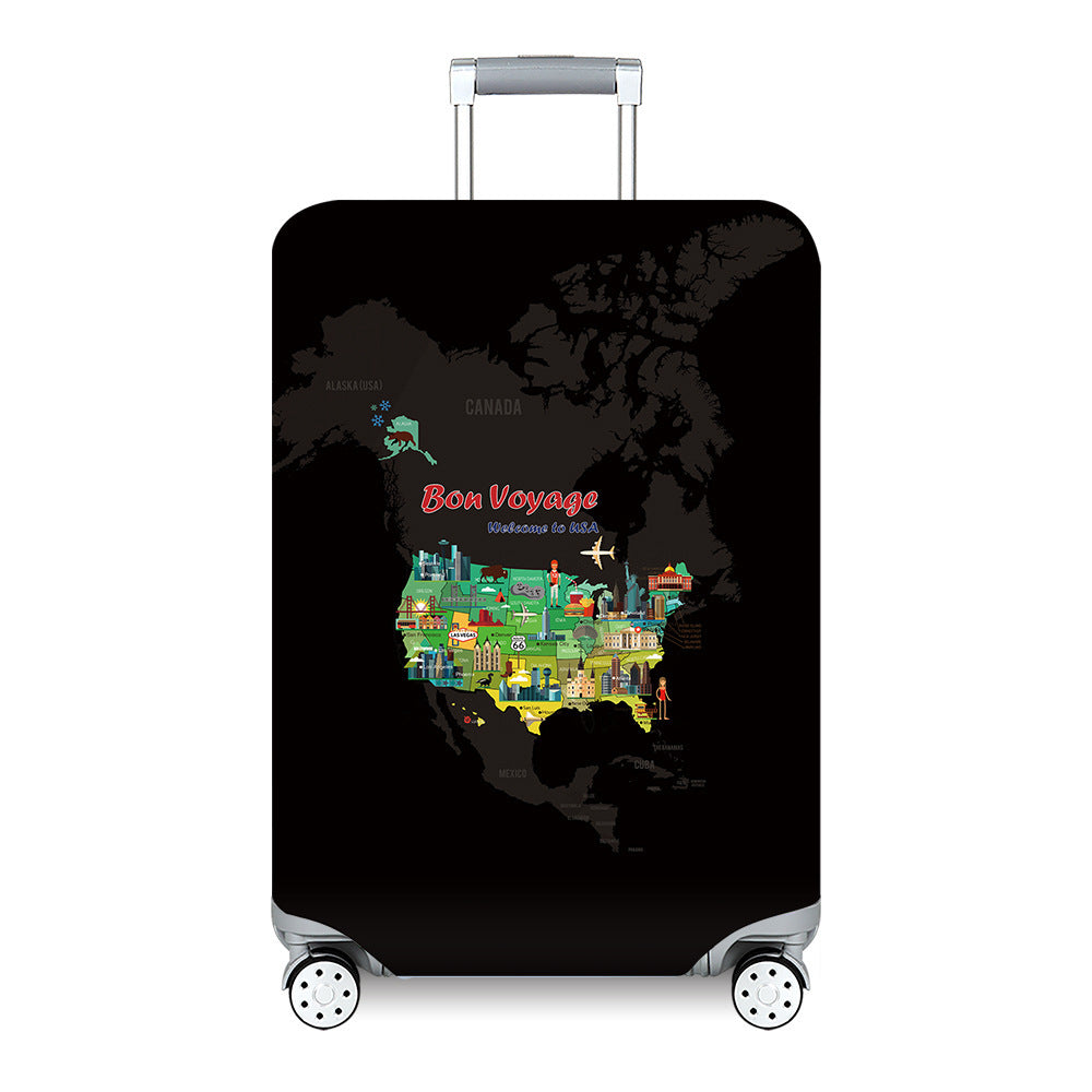 Women's Travel Suitcase with Colorful Floral Design Stornfield