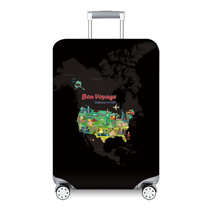 Women's Travel Suitcase with Colorful Floral Design Stornfield