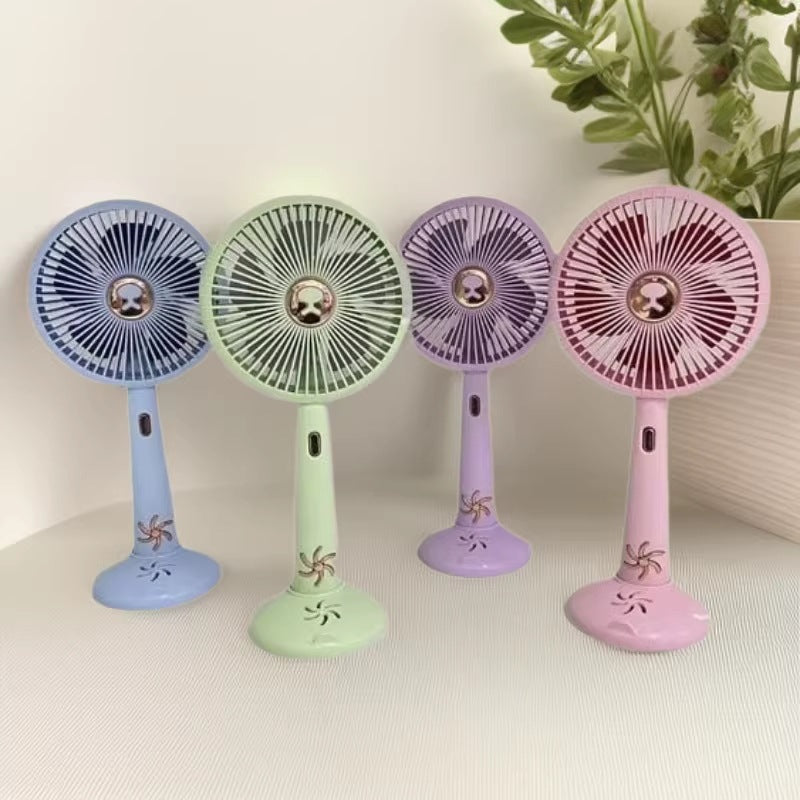 Unisex Portable Mini Fan with Ergonomic Stand and Variable Speed Control Stornfield