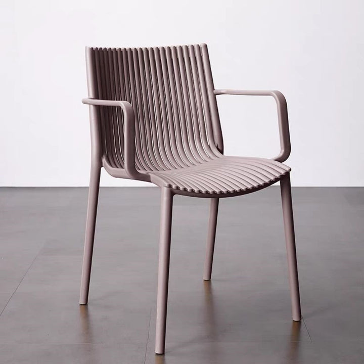 Contemporary Slatted Dining Chair Stornfield